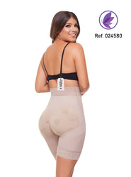Short tipo faja media pierna talle alto levanta gluteos