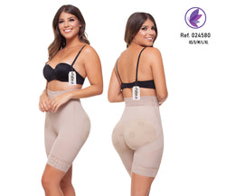 Short tipo faja media pierna talle alto levanta gluteos