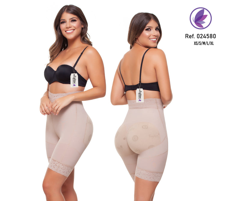 Short tipo faja media pierna talle alto levanta gluteos
