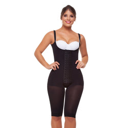 Faja hasta Rodilla, Cuatro broches, Espalda alta