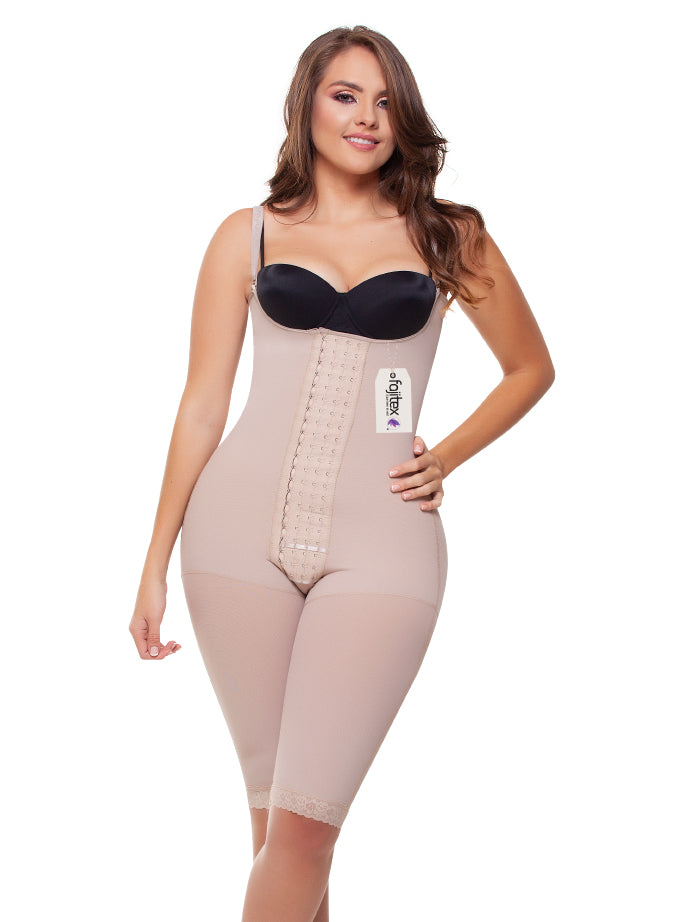 Faja hasta Rodilla, Cuatro broches, Espalda alta