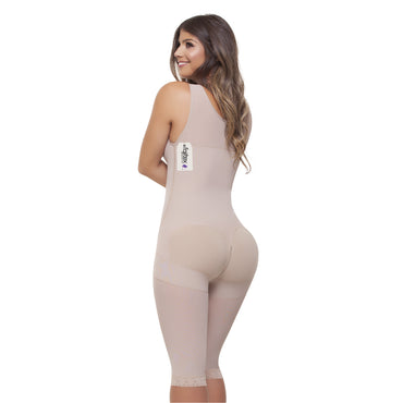 Faja brasier manga sisa hasta rodilla broche al centro